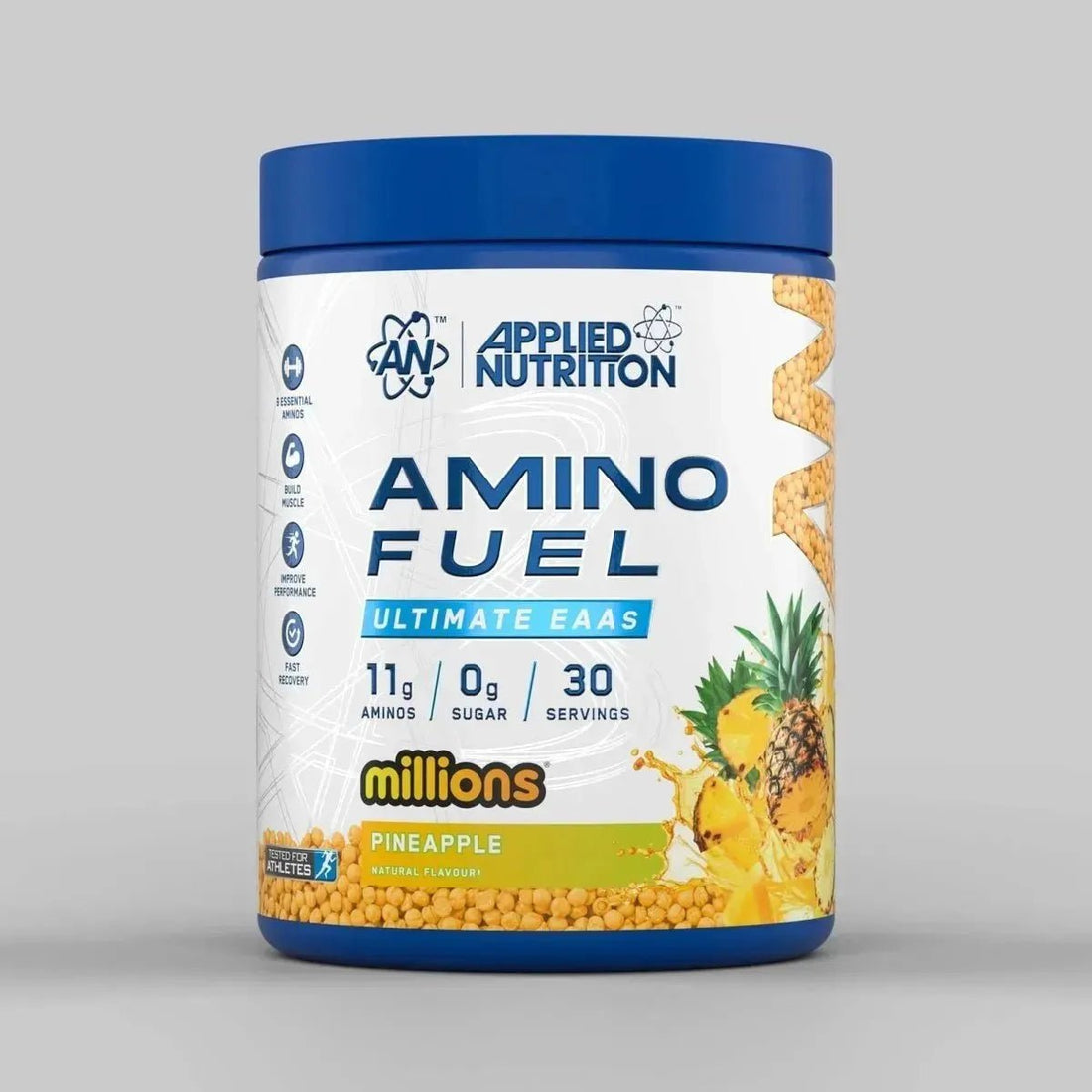 أبلايد نيوترشن (Applied Nutrition) أمينو فيول (Amino Fuel) – ملايين الأناناس – 390 جم (30 حصة)